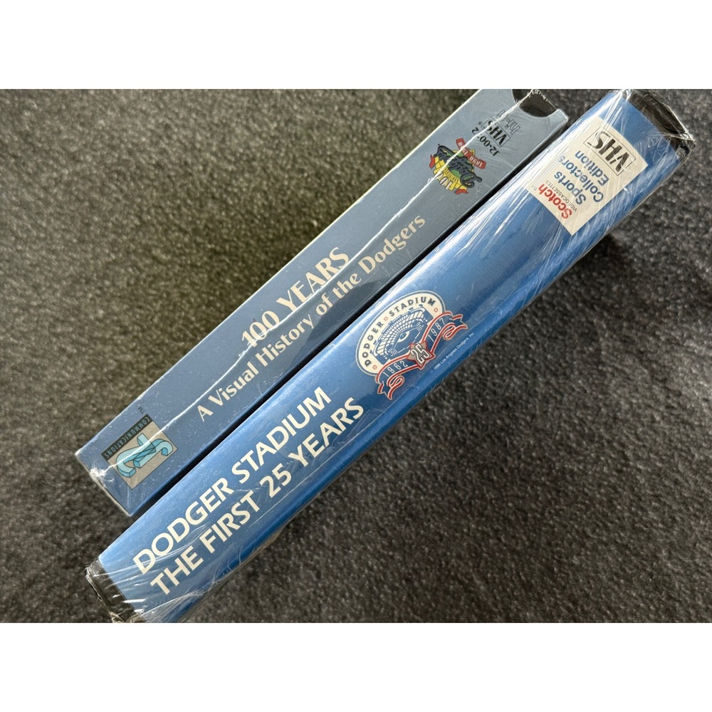 Los Angeles Dodgers VHS Lot Dodger Stadium First 25 Years 100 Years History LA - Picture 6 of 9